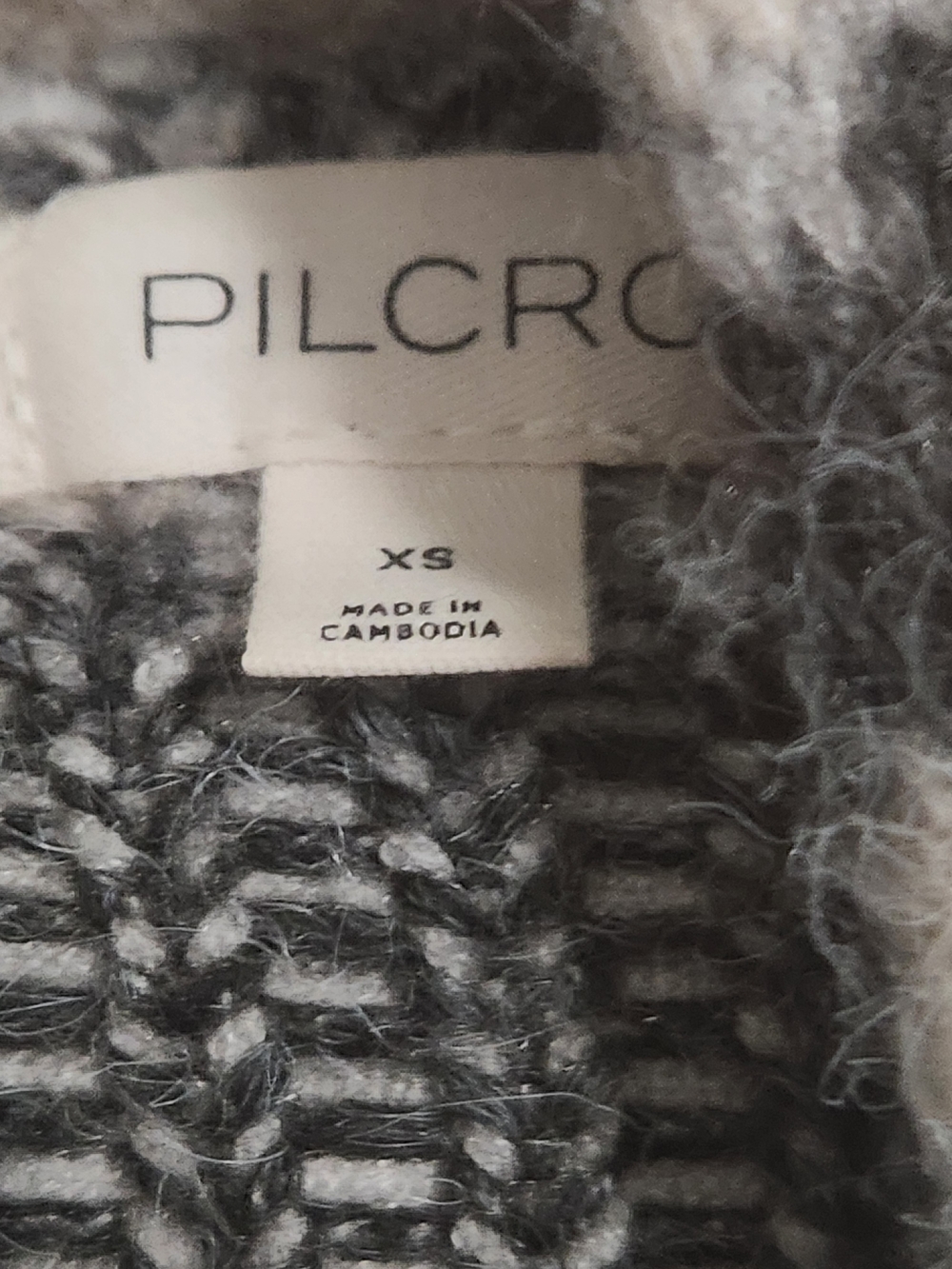 Anthropologie Pilcro Animal Print Cardigan Sweater XS NWT Zebra Tiger Open Front - Picture 4 of 5